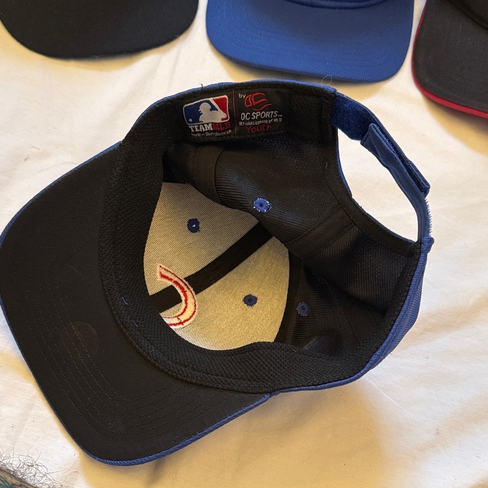 Lot of 4 boys Sports Team Logo Caps mlb baseball - Picture 6 of 9